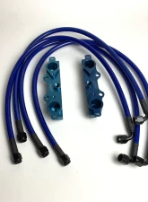 Agency Power Fuel Rail Kit Blue Subaru STI GDBC CLEARANCE                                     - AP-GDBC-120-BL - Image 5