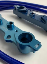 Agency Power Fuel Rail Kit Blue Subaru STI GDBC CLEARANCE                                     - AP-GDBC-120-BL - Image 3