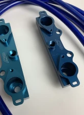 Agency Power Fuel Rail Kit Blue Subaru STI GDBC CLEARANCE                                     - AP-GDBC-120-BL - Image 4