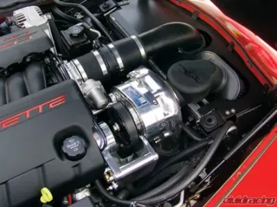 ProCharger H.O. Intercooled System with P-1SC-1 Satin Finish Chevrolet Corvette C6 LS2 2005-2007 - 1GP202-SCI