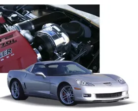 ProCharger Intercooled Race Kit w/ F-1D/ F-1/F-1A Satin Finish Chevrolet Corvette C6 Z06 2006-2013