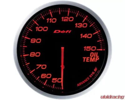 Defi Advance BF 60 Oil Temperature Gauge Red - DF10402