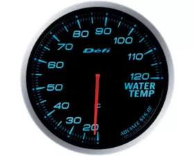 Defi Advance BF 60 Water Temperature Gauge Blue