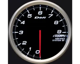 Defi Advance BF 80 Tacho 9000RPM White