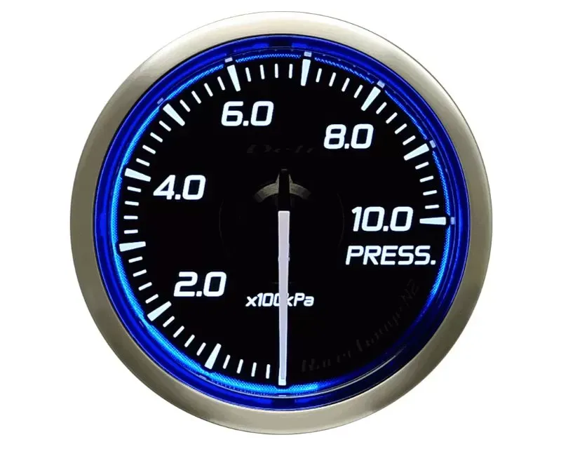 Defi Racer Gauge N2 SI 52 Pressure Gauge Blue - DF16201