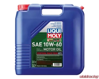 Liqui Moly 20L Synthoil Race Tech GT1 Motor Oil 10W-60 - 20127