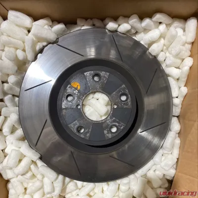 Rotora Front Left ONLY Drilled & Slotted Rotors Subaru STI 03-04 CLEARANCE - R.47019.1C