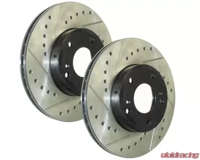 Rotora Front Left Drilled & Slotted Rotor Chrysler 300C SRT8 06 CLEARANCE - R.63063.1C