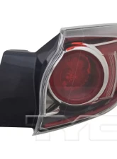 TYC Tail Light CAPA Certified Right Outer Mazda 3 2010-2013                                     - 11-11969-00-9 - Image 3