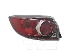 TYC Tail Light CAPA Certified Left Mazda 3 2010-2013