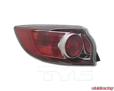 TYC Tail Light CAPA Certified Left Mazda 3 2010-2013 - 11-11970-00-9