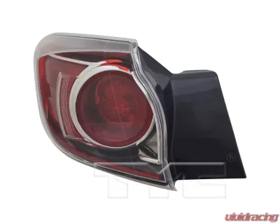 TYC Tail Light CAPA Certified Left Mazda 3 2010-2013 - 11-11970-00-9