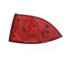 TYC Tail Light CAPA Certified Right Outer Buick Lucerne 2006-2011