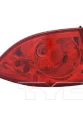 TYC Tail Light CAPA Certified Left Outer Buick Lucerne 2006-2011                                     - 11-6196-00-9 - Image 6