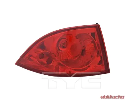 TYC Tail Light CAPA Certified Left Outer Buick Lucerne 2006-2011 - 11-6196-00-9