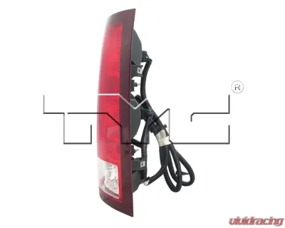 TYC Regular Tail Light Left GMC Sierra 1500 | 2500HD | 3500HD 2010-2011 - 11-6224-90