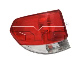 TYC Tail Light Left Outer Honda Odyssey 2008-2010