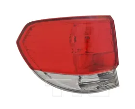 TYC Tail Light CAPA Certified Left Outer Honda Odyssey 2008-2010