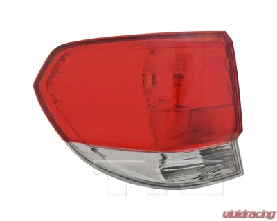 TYC Tail Light CAPA Certified Left Outer Honda Odyssey 2008-2010 - 11-6272-01-9