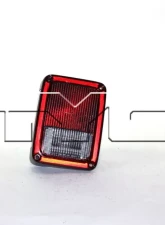 TYC Regular Tail Light Left Jeep Wrangler | JK 2007-2018                                     - 11-6300-00 - Image 2