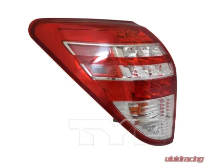 TYC Tail Light CAPA Certified Left Toyota RAV4 2009-2012 - 11-6308-90-9