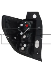 TYC Regular Tail Light Right Subaru Forester 2009-2013                                     - 11-6337-01 - Image 3