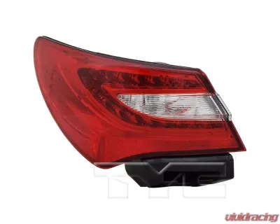TYC Tail Light CAPA Certified Left Chrysler 200 2011-2014 - 11-6372-00-9