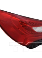 TYC Tail Light CAPA Certified Left Chrysler 200 2011-2014                                     - 11-6372-00-9 - Image 4