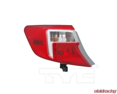 TYC Regular Tail Light Left Outer Toyota Camry 2012-2014 - 11-6412-00