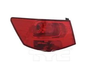 TYC Tail Light CAPA Certified Left Outer Kia Forte 2010-2013