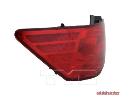 TYC Tail Light CAPA Certified Left Outer Kia Forte 2010-2013 - 11-6416-00-9