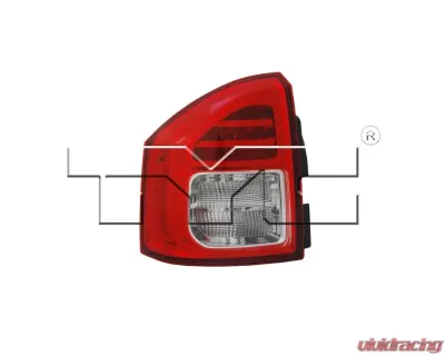 TYC Regular Tail Light Left Jeep Compass 2011-2013 - 11-6448-00