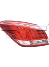 TYC Regular Tail Light Left Outer Nissan Murano 2012-2014                                     - 11-6456-90 - Image 2