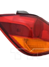 TYC Tail Light CAPA Certified Left Outer Mitsubishi Outlander Sport 2011-2019                                     - 11-6458-00-9 - Image 12