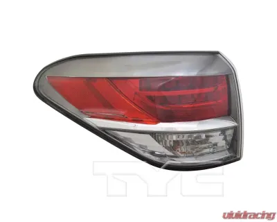 TYC Tail Light CAPA Certified Left Outer Lexus RX350 | RX450h 2013-2015 - 11-6534-00-9
