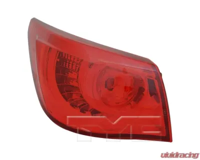 TYC Tail Light CAPA Certified Left Outer Infiniti Q50 2014-2015 - 11-6650-00-9