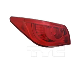 TYC Tail Light CAPA Certified Left Outer Infiniti Q50 2016-2017