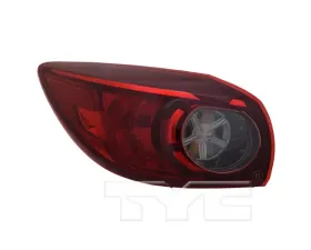 TYC Tail Light CAPA Certified Left Outer Mazda 3 2014-2018
