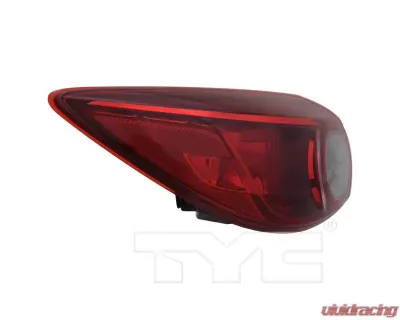 TYC Tail Light CAPA Certified Left Outer Mazda 3 2014-2018 - 11-6660-00-9