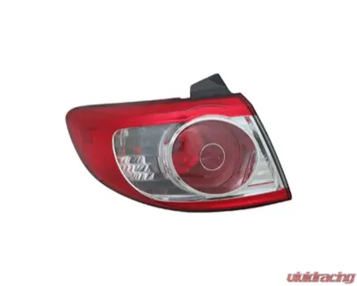 TYC Regular Tail Light Left Outer Hyundai Santa Fe 2010-2012 - 11-6494-00
