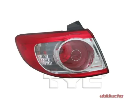 TYC Regular Tail Light Left Outer Hyundai Santa Fe 2010-2012 - 11-6494-00