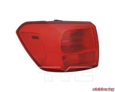 TYC Tail Light CAPA Certified Left Outer Kia Sedona 2016-2018 - 11-6764-90-9