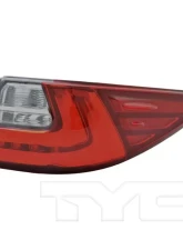 TYC Tail Light CAPA Certified Right Outer Lexus ES300h | ES350 2016-2018                                     - 11-6861-00-9 - Image 2