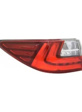 TYC Tail Light Left Outer Lexus ES300h | ES350 2016-2018                                     - 11-6862-00 - Image 2