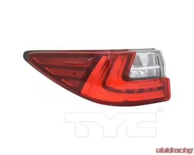 TYC Tail Light Left Outer Lexus ES300h | ES350 2016-2018 - 11-6862-00