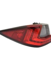 TYC Tail Light Left Outer Lexus RX350 | RX350L | RX450h | RX450hL 2016-2020                                     - 11-6882-00 - Image 2