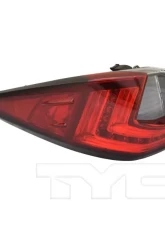 TYC Tail Light Left Outer Lexus RX350 | RX350L | RX450h | RX450hL 2016-2020                                     - 11-6882-00 - Image 3