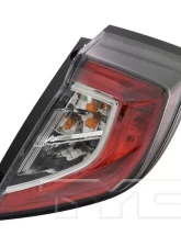 TYC Tail Light Led CAPA Certified Honda Civic 2017-2020                                     - 11-9007-00-9 - Image 2