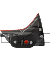 TYC Tail Light Lens | Housing Honda Civic 2006-2011                                     - 17-5245-01 - Image 6