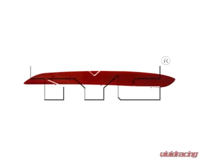 TYC Reflector Light Rear Right Hyundai Sonata 2015-2017 - 17-5527-00